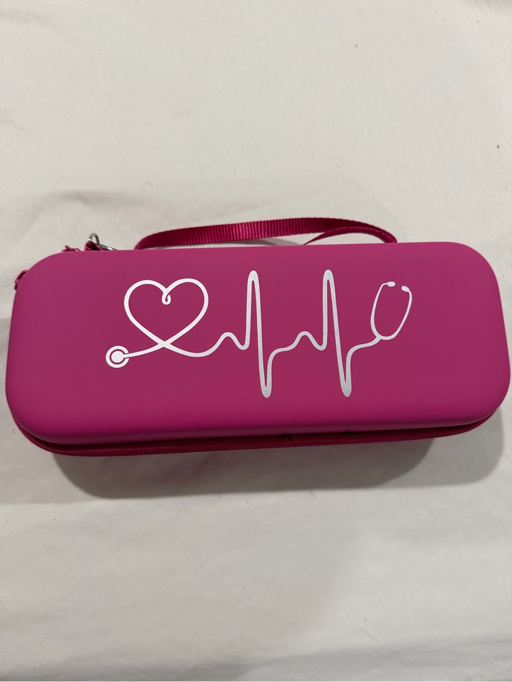 Pink Medical Stethoscope Graphic Carry Case